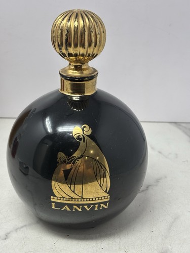 VTG Lanvin Perfume Large Glass Bottle Decor Dummy Store Display Factice About 8”