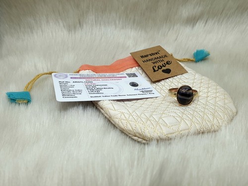 Lab Tested Sulemani Aqeeq Akik Hakik Agate Aqiq Stone Ring with Certificate