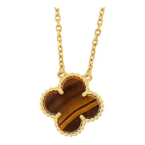 Van Cleef & Arpels Vintage Alhambra Necklace VCARD38600 Au750(K18YG) Women