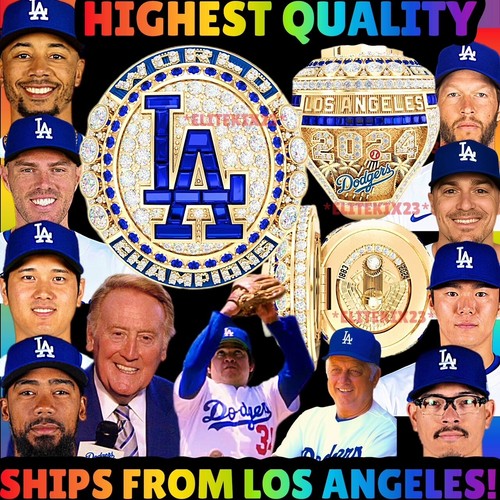2024 LA Los Angeles Dodgers WS World Series CHAMPIONSHIP RING BETTS FREEMAN