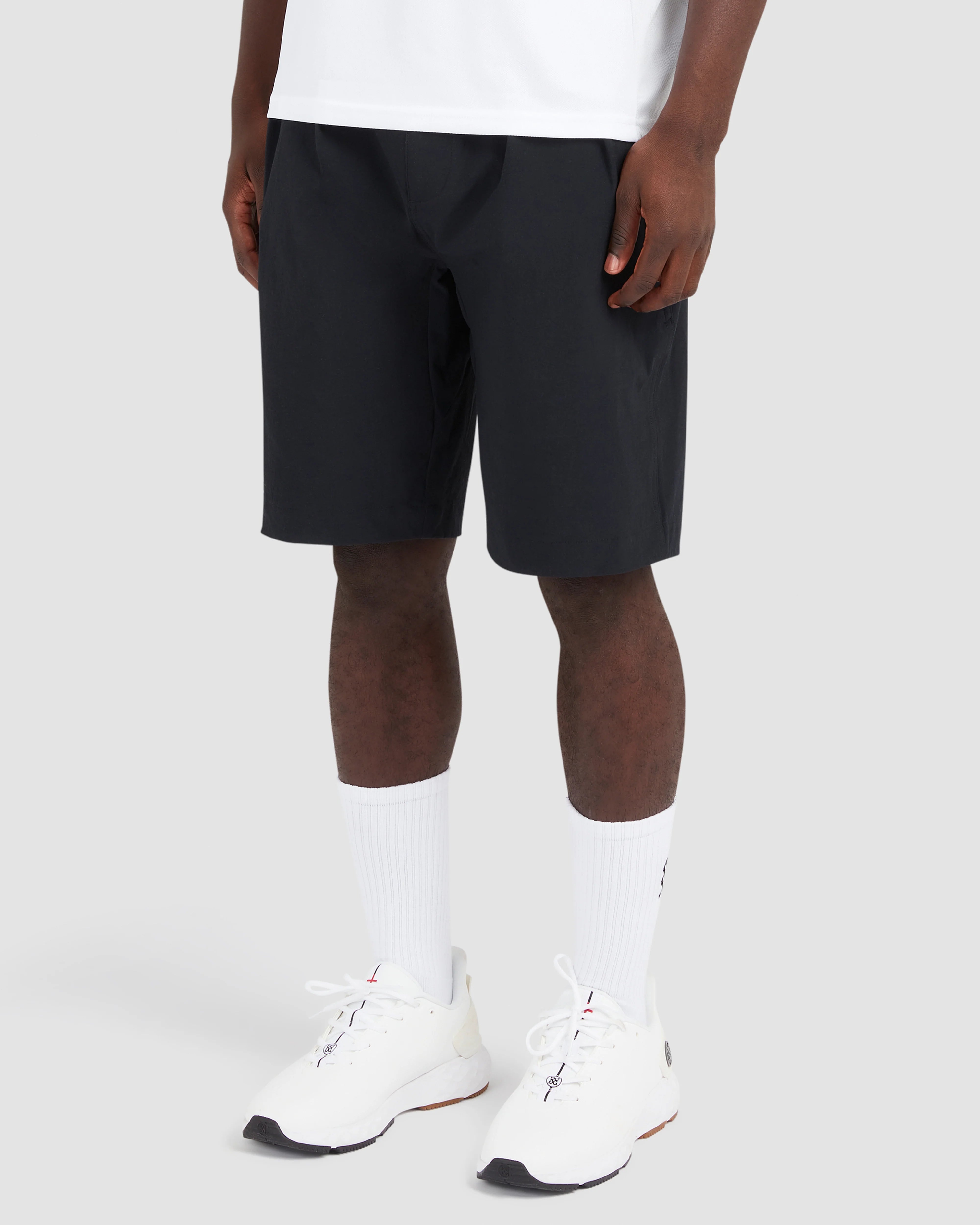 MANORS Recycled Greenskeeper Shorts   Black