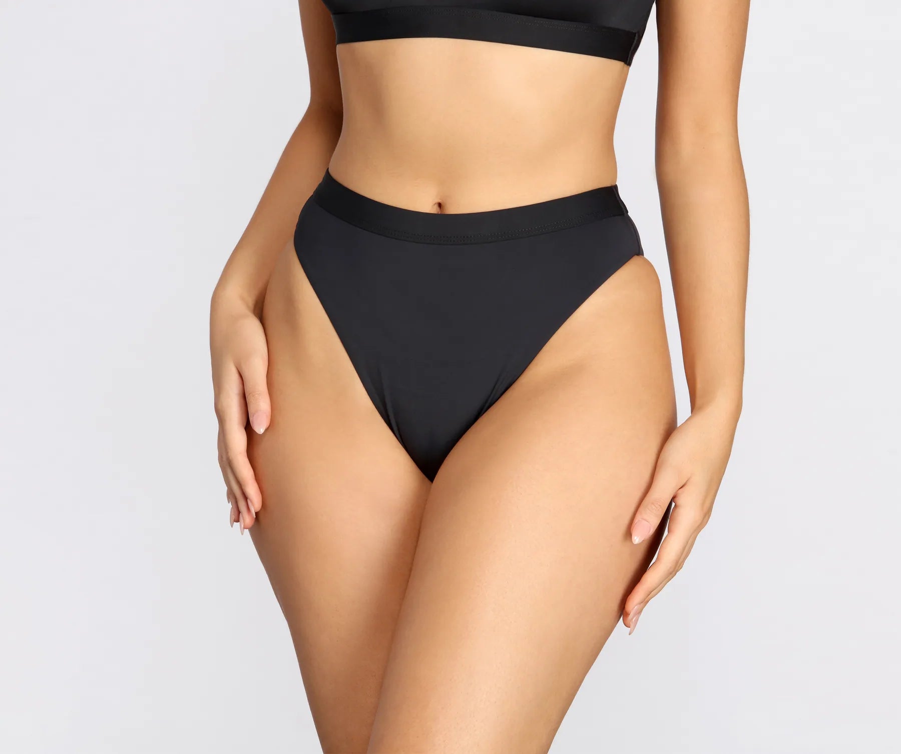 WINDSOR Minimal High Waist Swim Bottoms