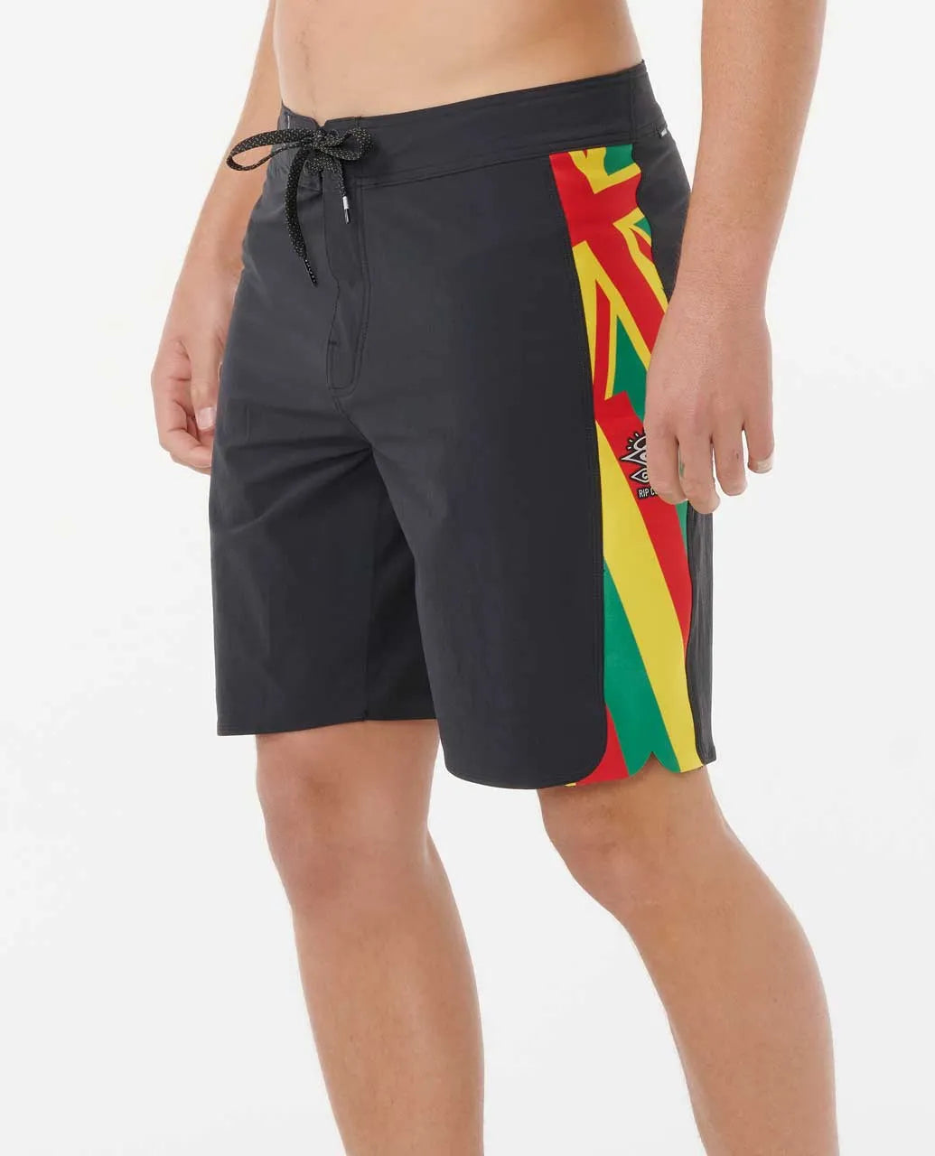RIP CURL EDDIE RIP CURL MIRAGE 3 2 ONE ULTIMATE EDDIE WOULD GO 19" BOARDSHORT   BLACK