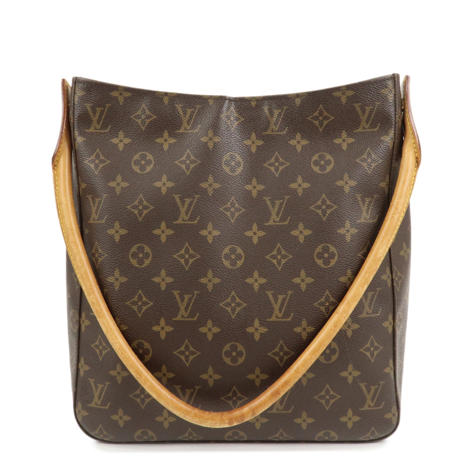 DCT VINTAGE Louis Vuitton Monogram Looping GM Shoulder Bag Brown M51145