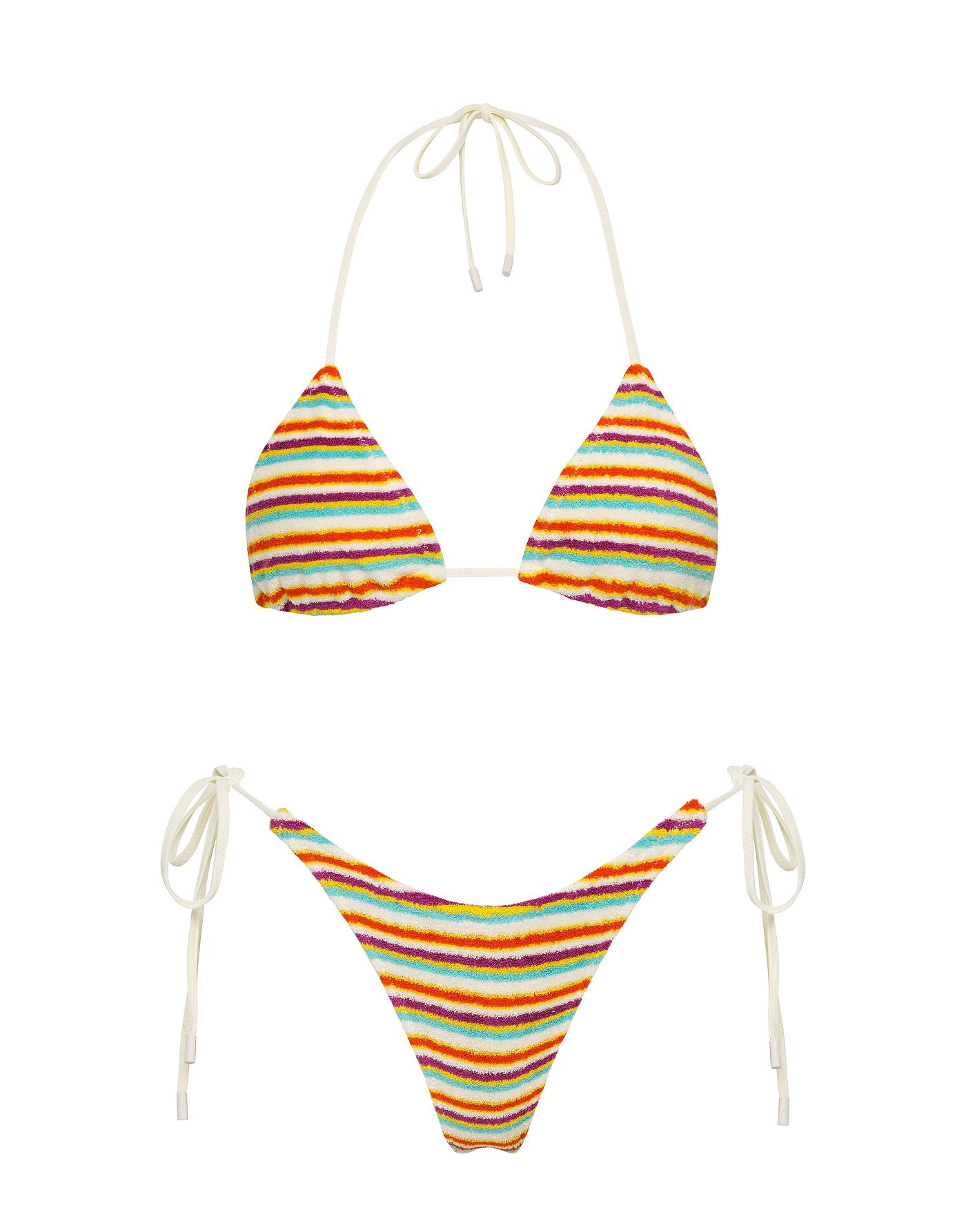 VINCA   BONN Terry Towelling Triangle Bikini Set