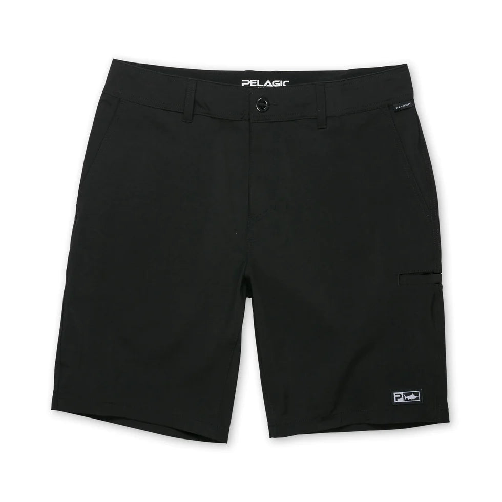 PELAGIC Mako 21" Hybrid Shorts   Black