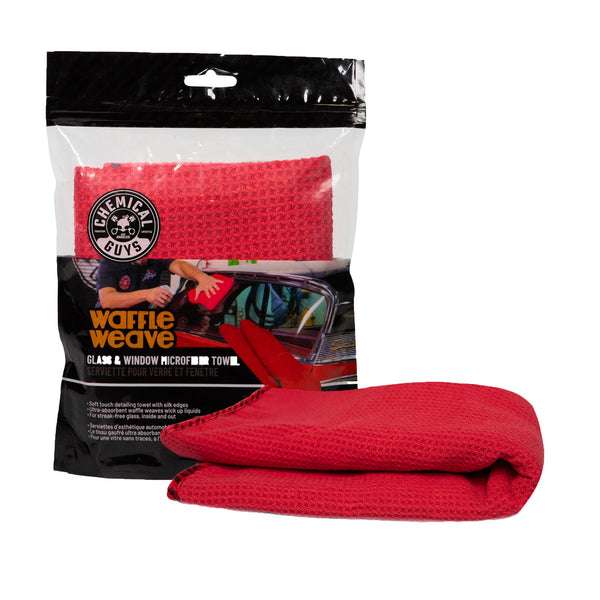 Chemical Guys Waffle Weave Glass & Window Microfiber Towel