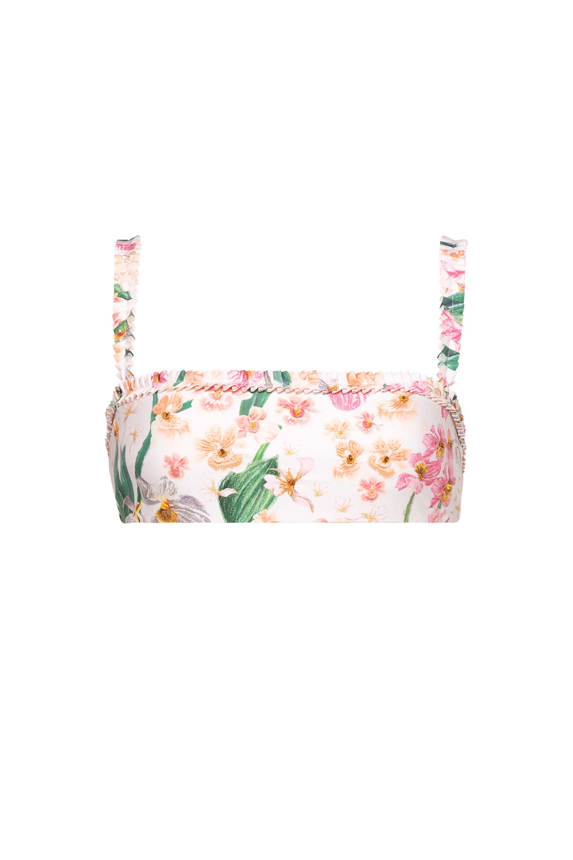 AGUA BY AGUA BENDITA Olmo Jardinera Bikini Top