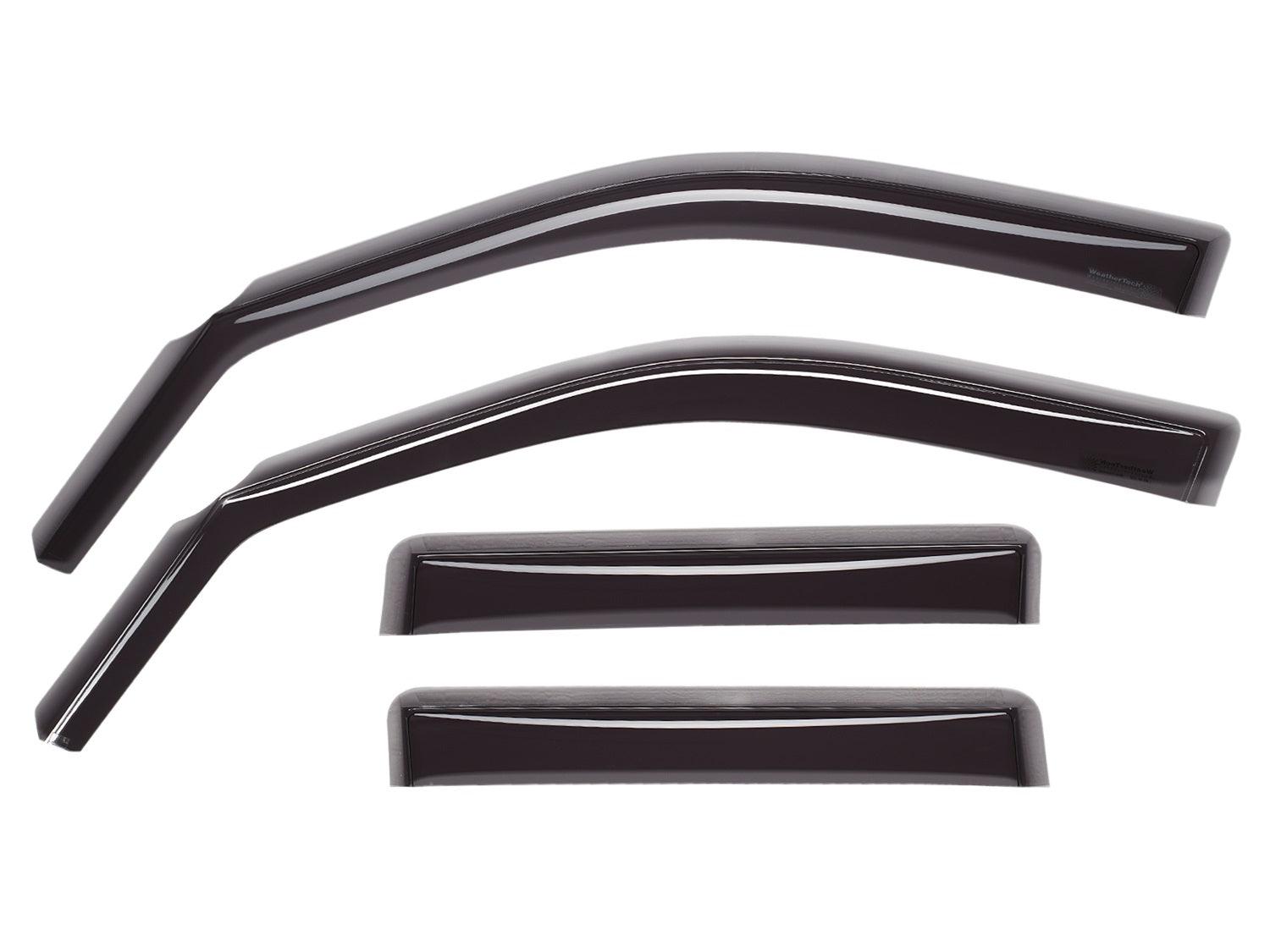 Weathertech 82725 Front&ampRear Side Window Deflectors, Dark Smoke