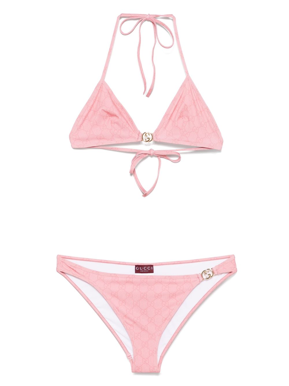 Gucci Gg Triangle Bikini Set