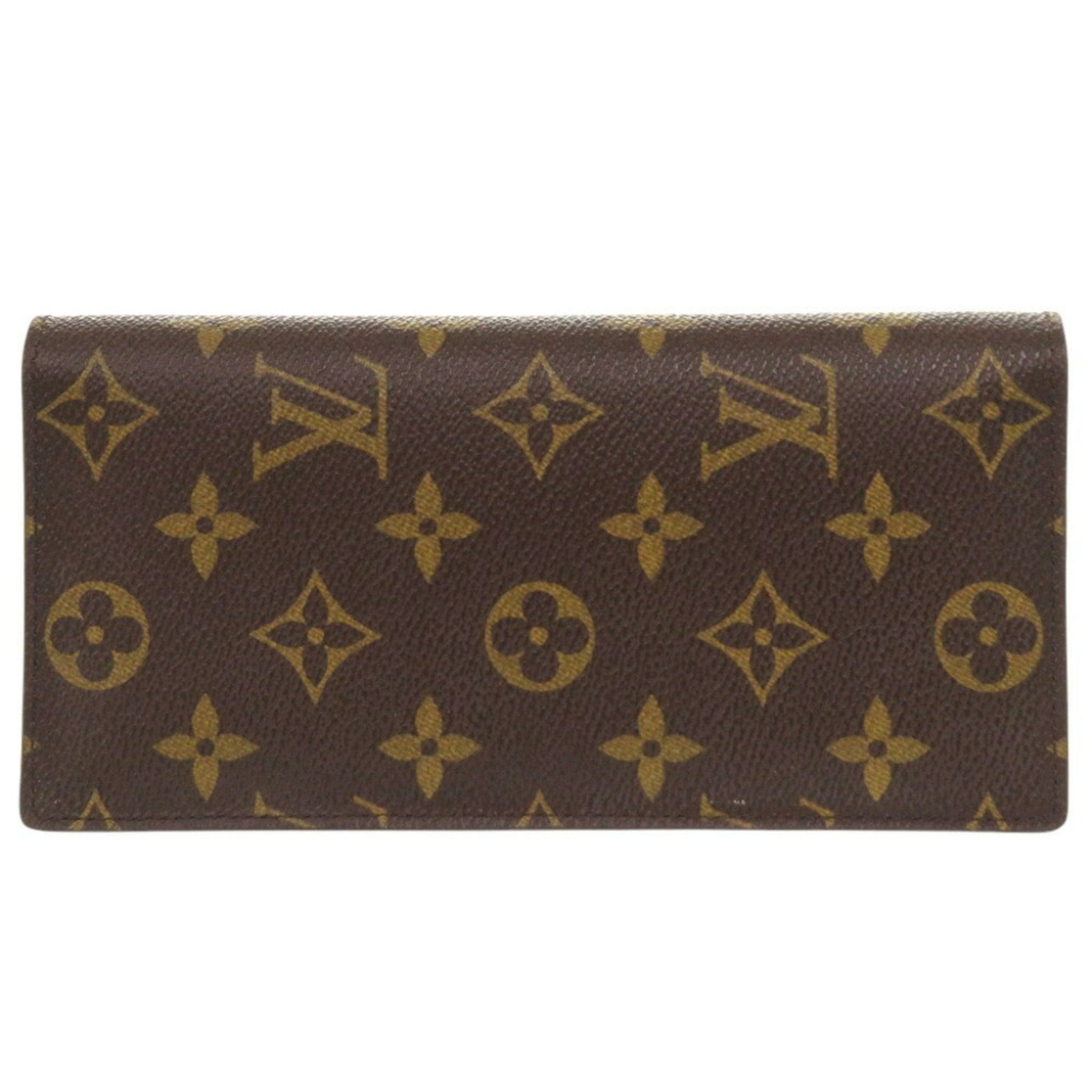 Louis Vuitton Portefeuille Brazza Monogram M66540 Brown Long Wallet LV 1070LOUIS VUITTON Men's
