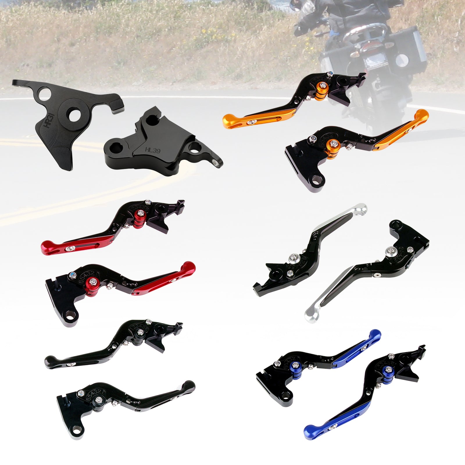 VIPIH Adjustable Clutch Brake Lever fit for CFMOTO 450SS 450SR 21 23 450NK 23 24