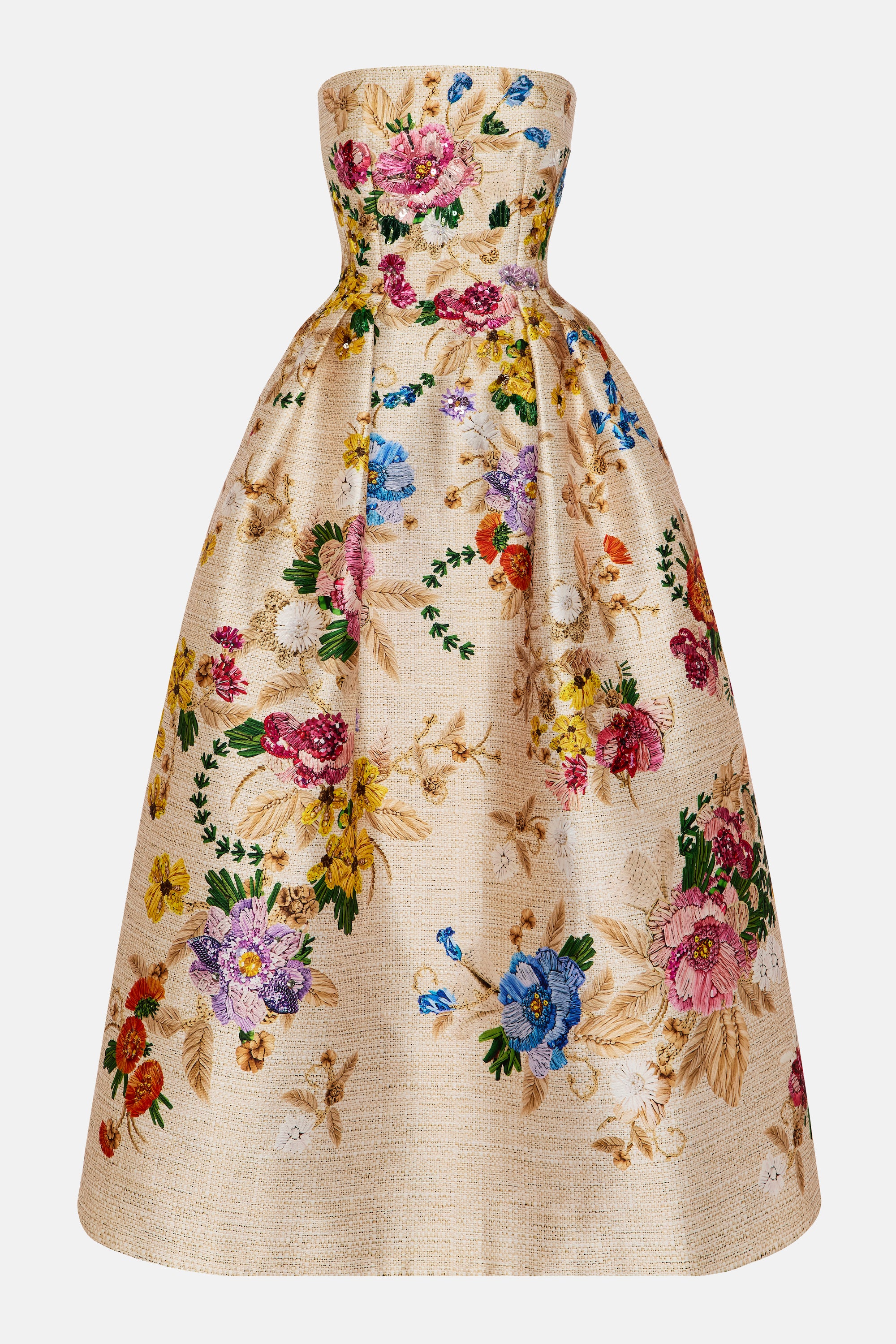 MARYKATRANTZOU Emile Dress Embroidered Farinifera