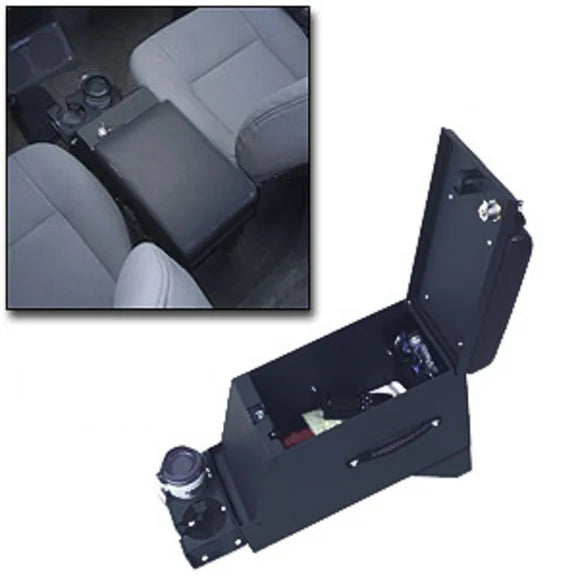 Tuffy Series II Security Console (8" Wide) for 76 90 Jeep CJ & Wrangler YJ