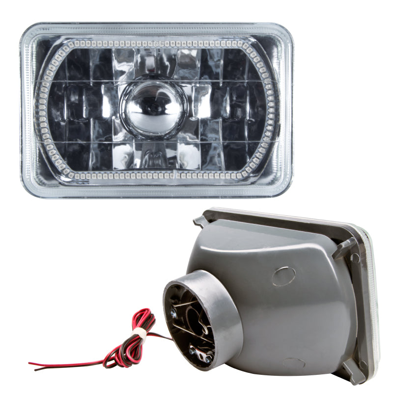 ORACLE LIGHTING Oracle Pre Installed Lights 4x6 IN. Sealed Beam   White Halo