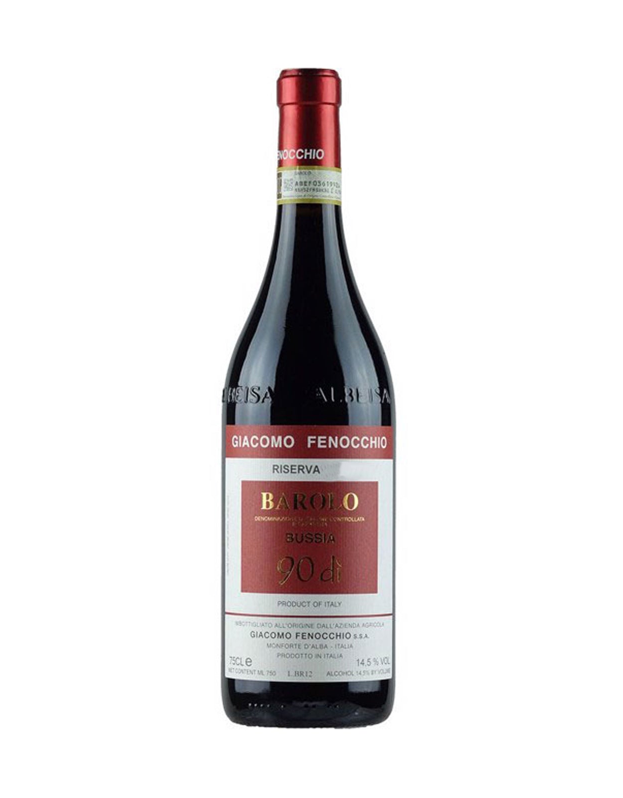ZYN THE WINE MARKET LTD. Giacomo Fenocchio Barolo Riserva 'Bussia 90 di' 2018