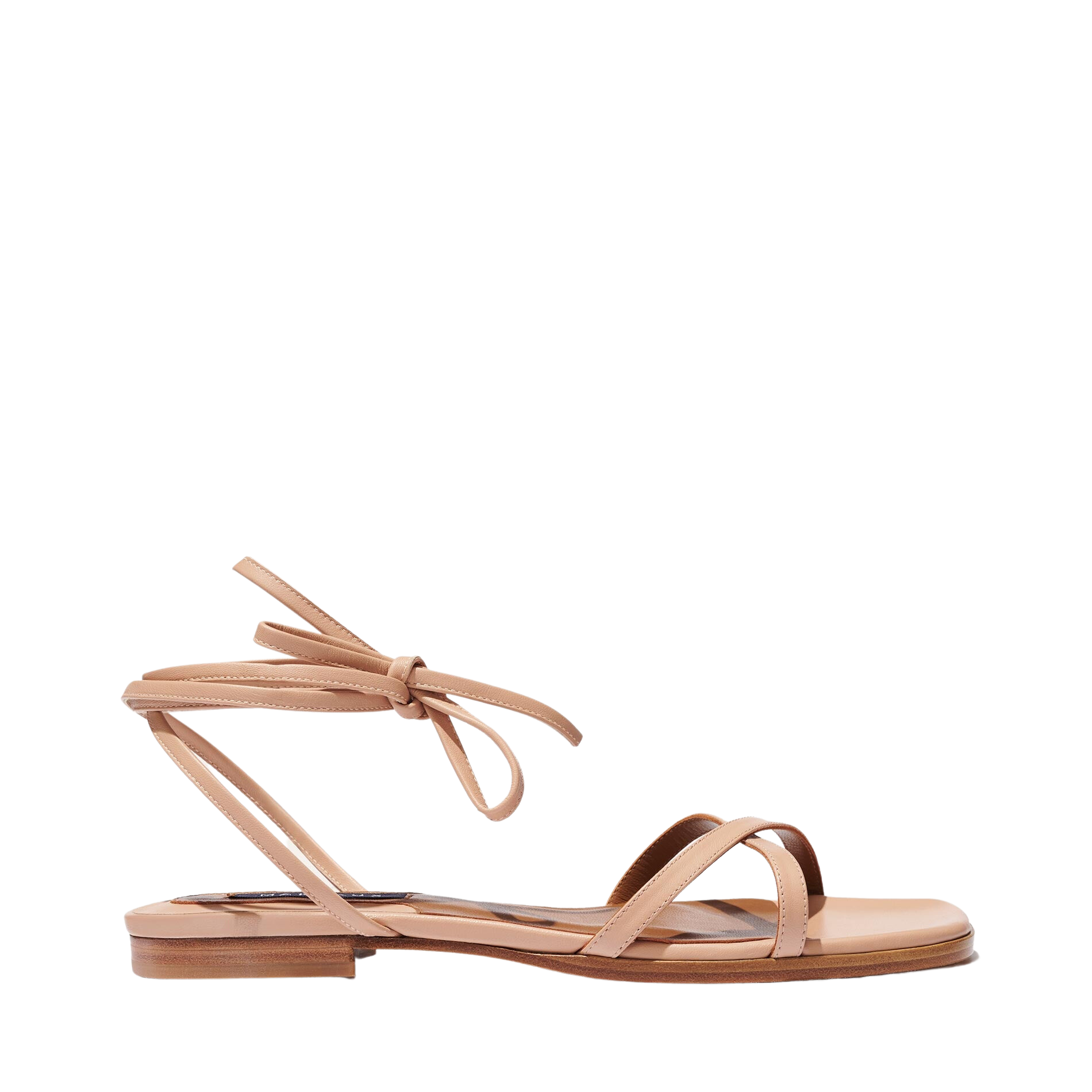 MARGAUX The Wrap Sandal in Rose Nappa