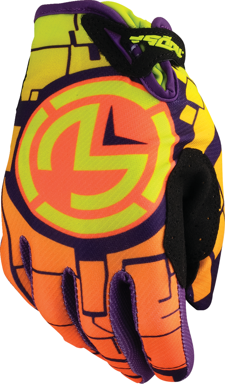 MOOSE RACING Youth SX1* Gloves   Orange/Green   XS 3332 1887