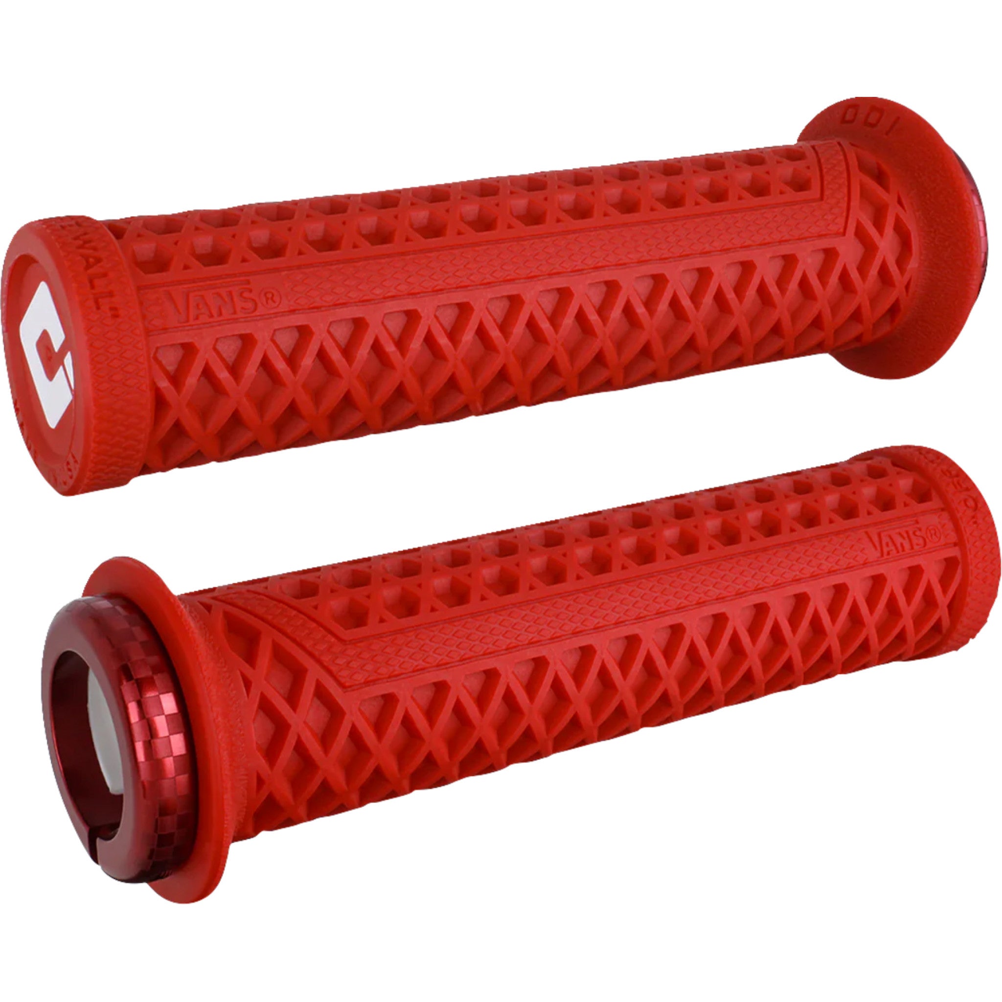 ODI 0630 3349 D33VNR R Vans v2.1 Lock On Grips pwc   red/red