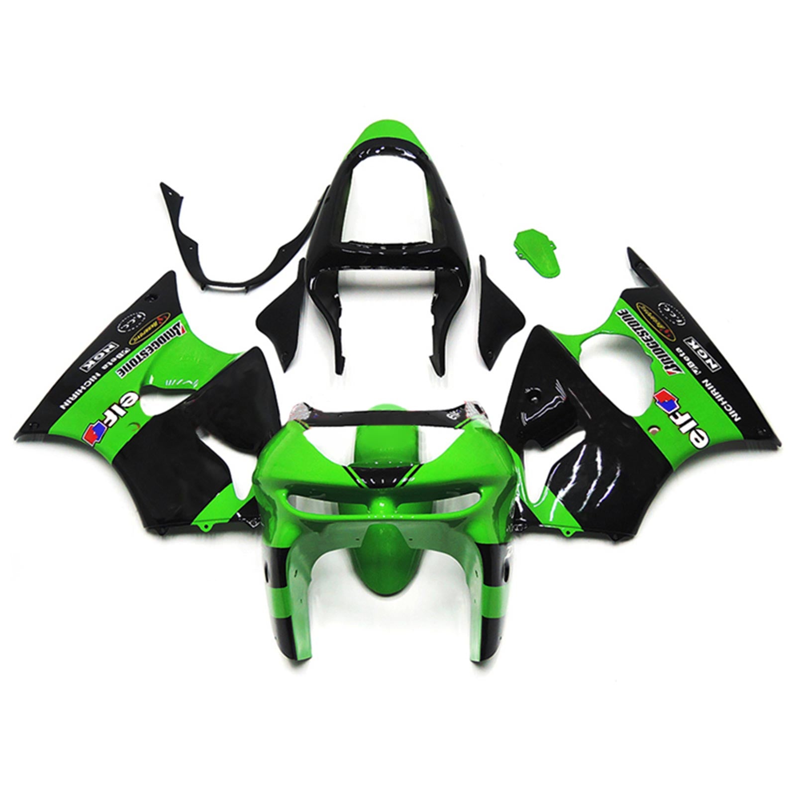 VIPIH Amotopart Kawasaki ZX6R 1998 1999 Fairing Kit Bodywork Plastic ABS