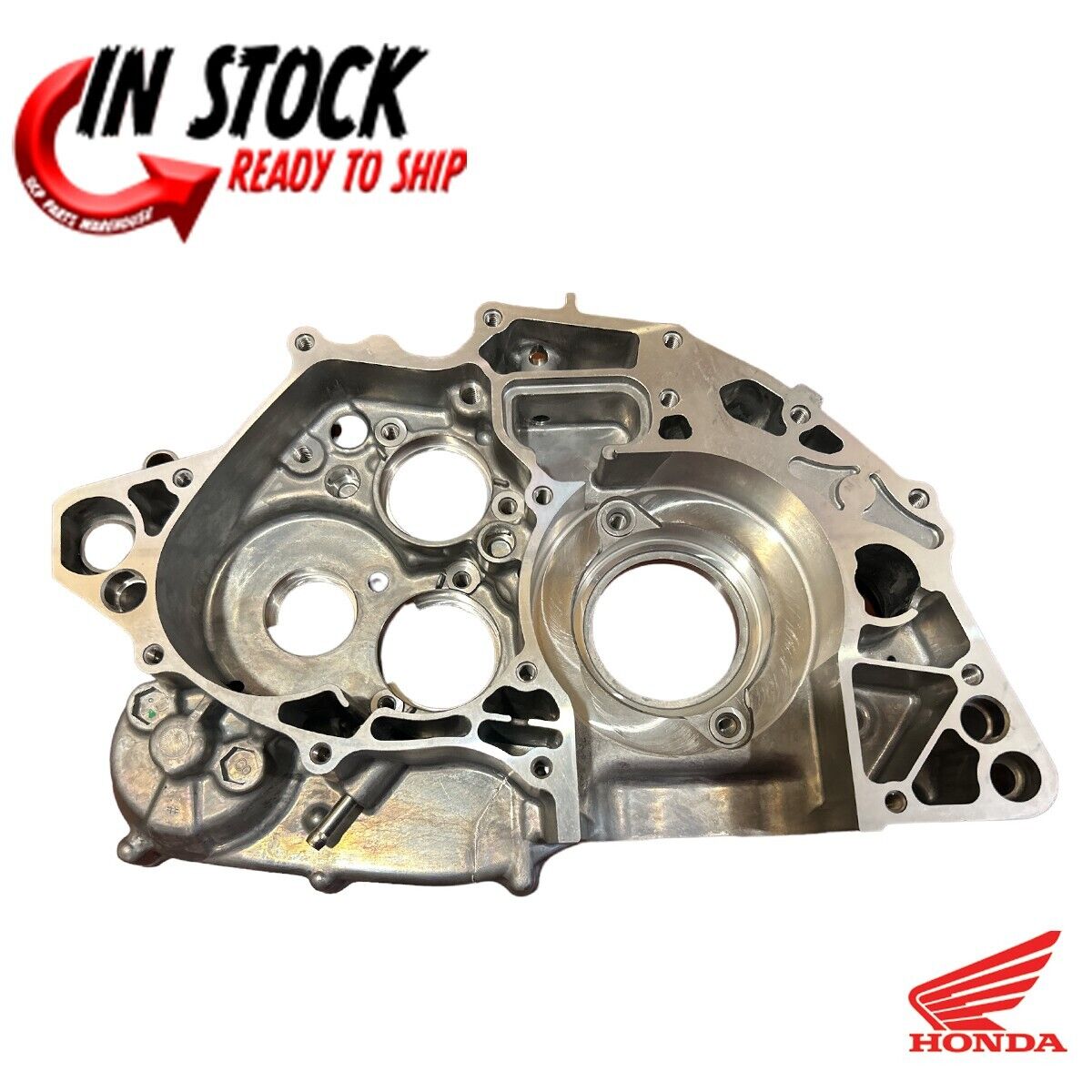 HONDA RIGHT SIDE CRANKCASE COVER 2008 CRF250R GENUINE OEM 11100 KRN A10
