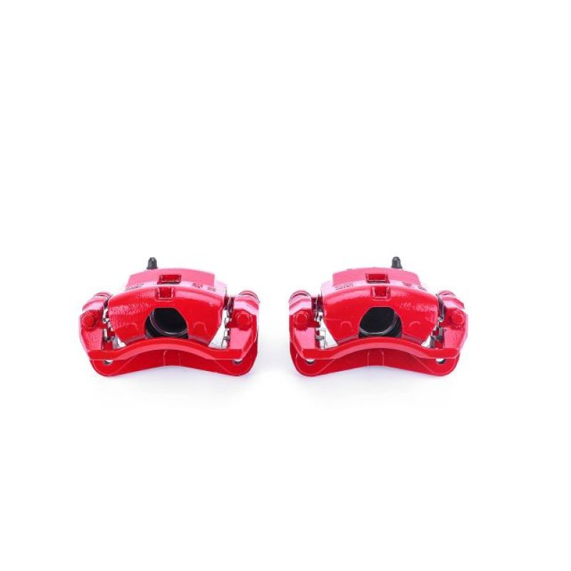 POWERSTOP Power Stop 03 05 Kia Rio Front Red Calipers w/Brackets   Pair