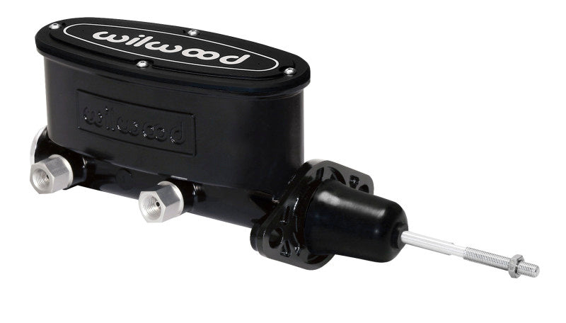 Wilwood High Volume Tandem Master Cylinder   7/8in Bore Black W/Pushrod