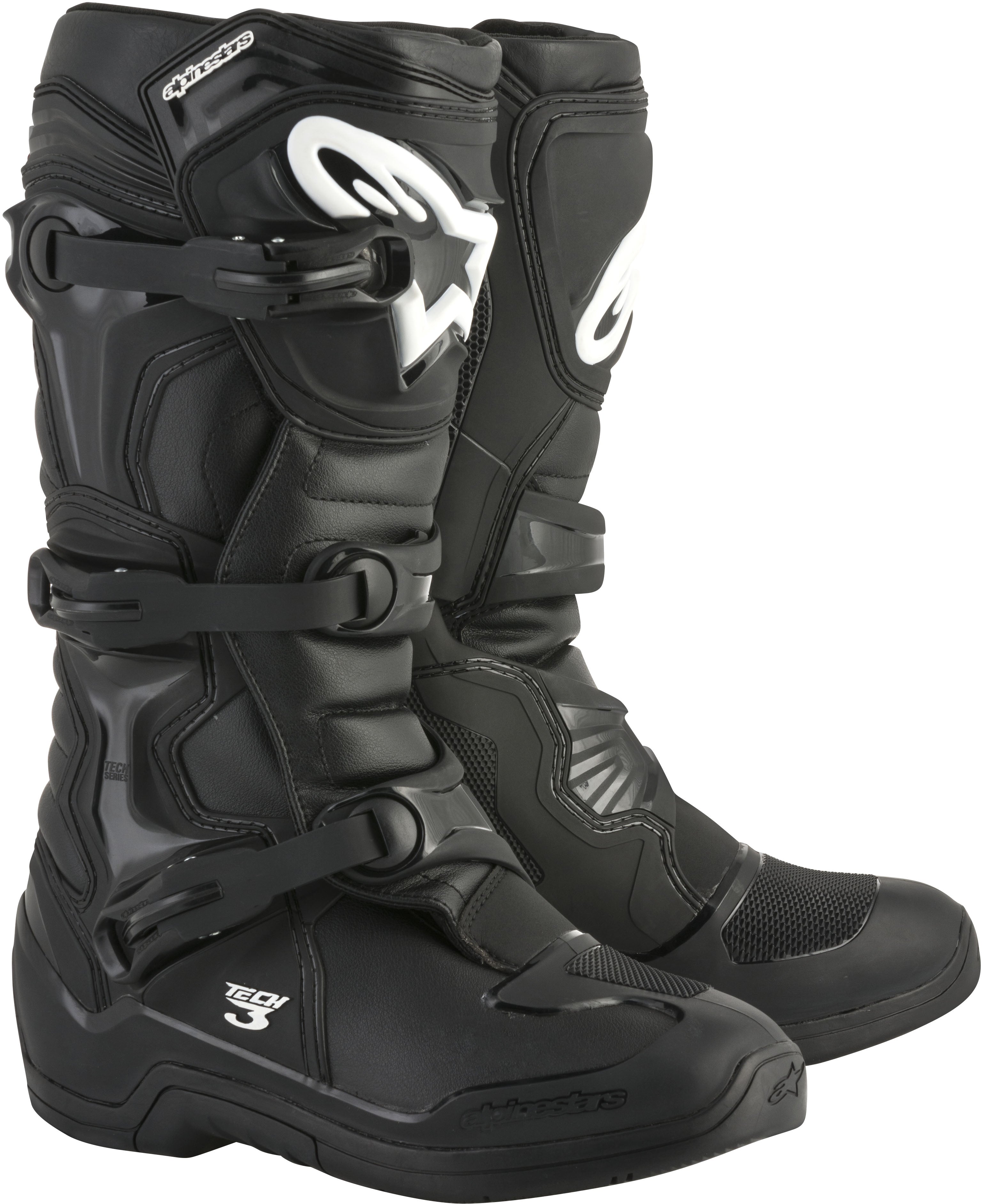 Alpinestars Tech 3 Boots Black Size 05   Performance Motocross Footwear