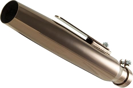 VOODOO MOTO VC402CO 15" Copper Finish Universal Cafe Style Exhaust Pipe (15" Tapered 1.5" or 1.75" Inlet)