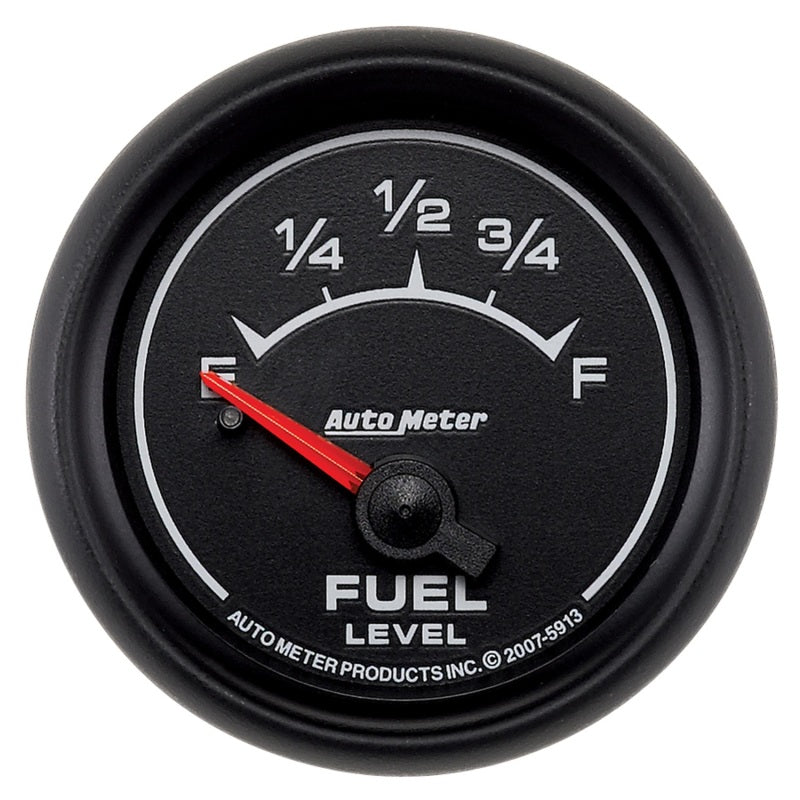 AutoMeter Gauge Fuel Level 2 1/16in. 0 Ohm(e) to 90 Ohm(f) Elec Es