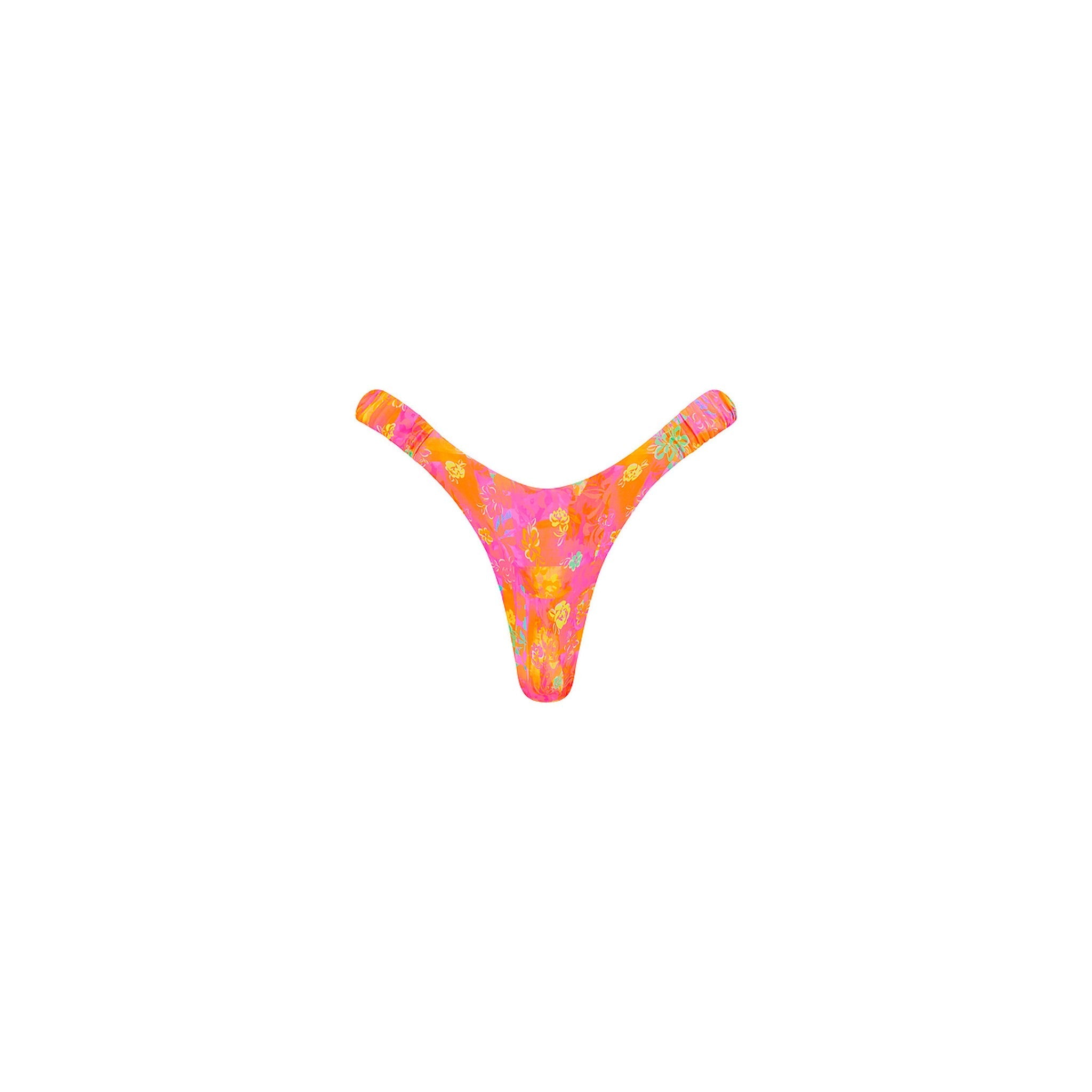 KULANI KINIS BOT231: Retro Y Thong Bikini Bottom   Sunrise Kiss