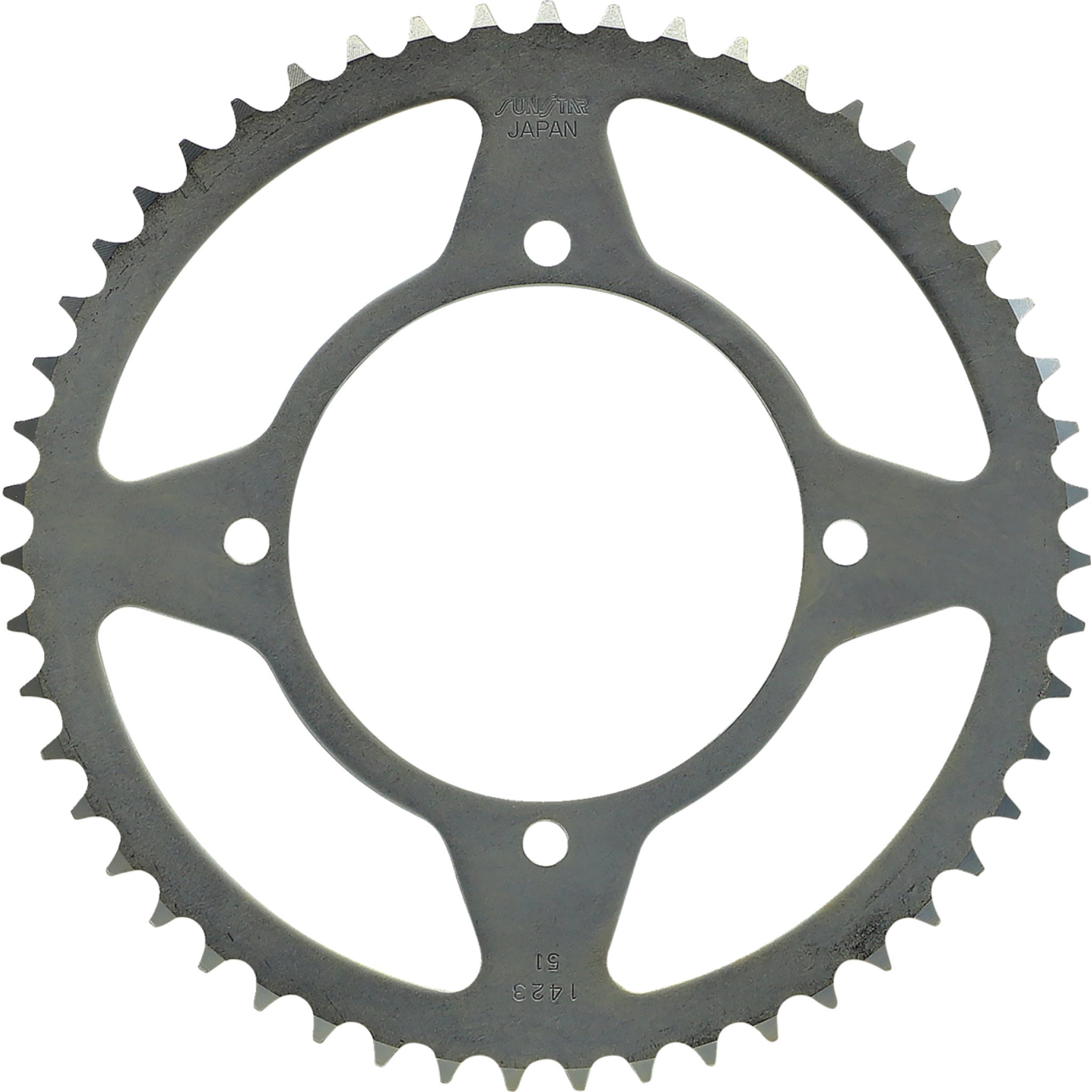 SUNSTAR SPROCKETS 1210 0335 2 142351 Steel Rear Sprocket Rear Sprocket   51 Tooth   Kawasaki/Suzuki
