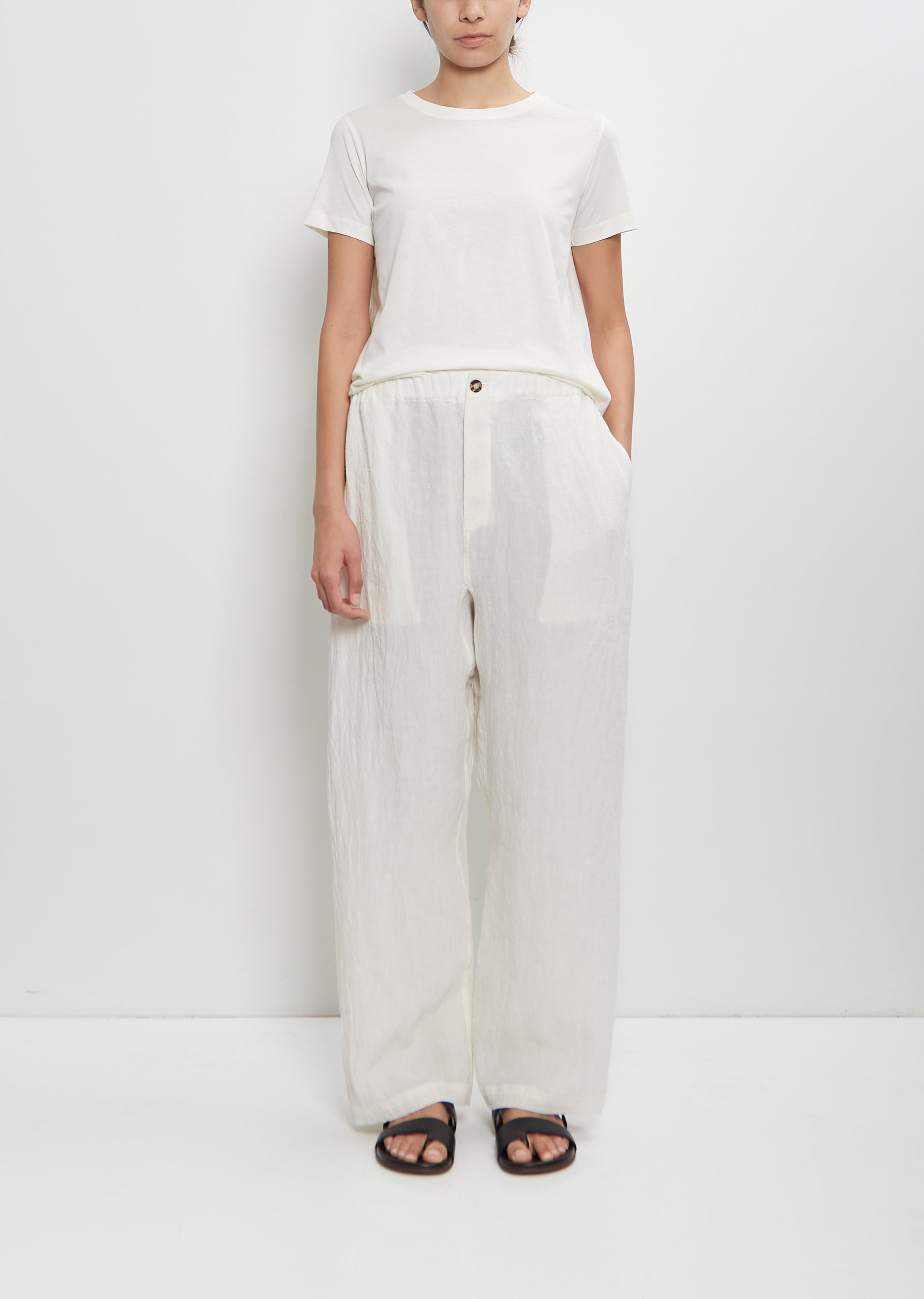 SOFIE D'HOORE Linen Pilar Low Crotch Pant