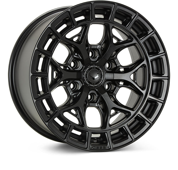 Vossen HFX 1 22x11 / 5x112 / ET14 / Deep   Satin Black Wheel