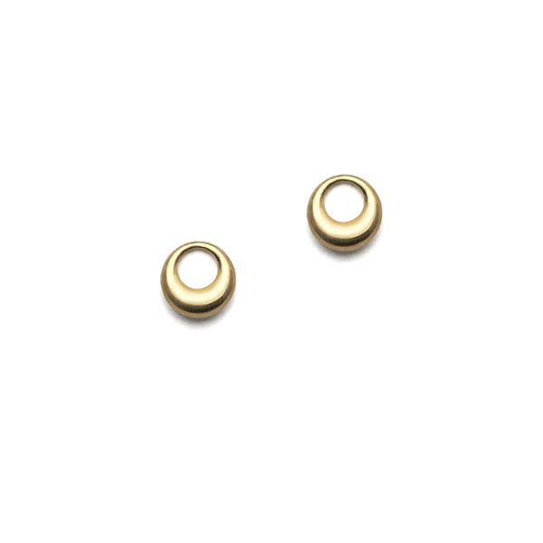 OLIVIA SHIH LGF Circle Studs in 14k Yellow Gold (Petite)