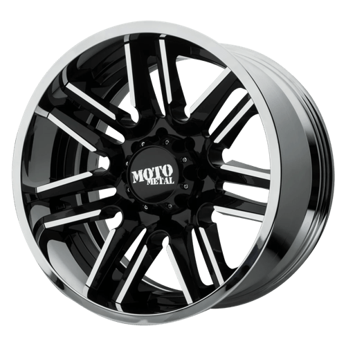 Moto Metal MO202 20X10 5X5.5 BLK MACH CHR LP  18MM Wheels