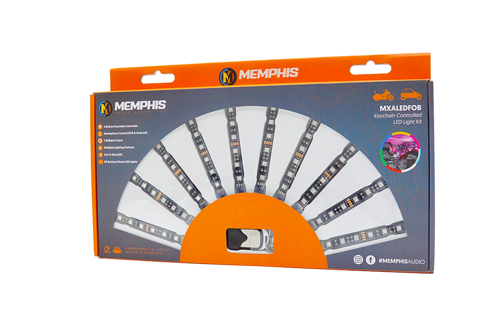 Memphis Car Audio MXALEDFOB Keyfob Controlled LED Light System