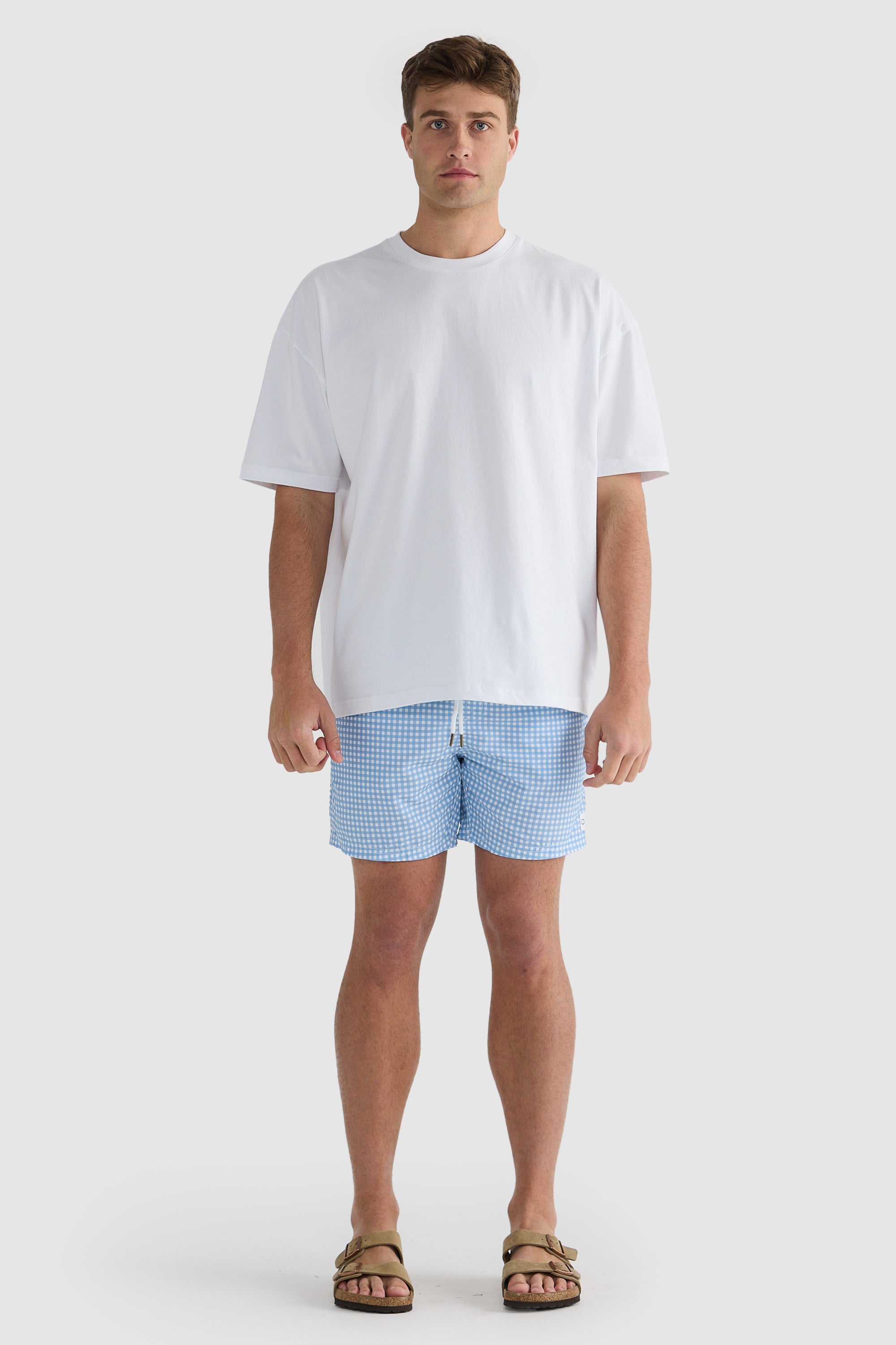 ORTC   SWIM Horrocks Chambray Swim Shorts