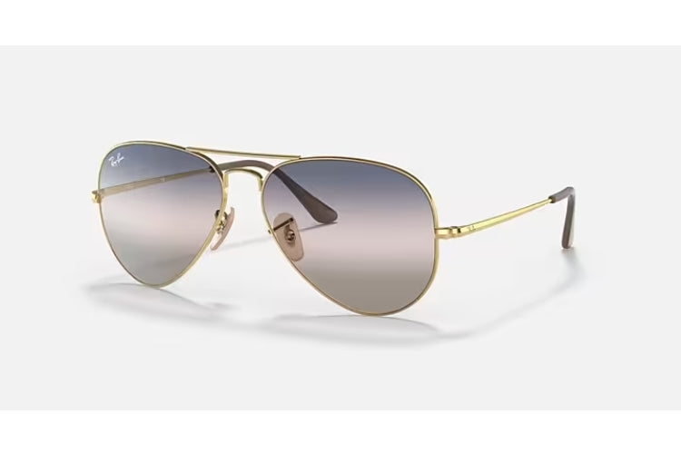 Ray Ban Aviator Metal II Arista  Pink Gradient Blue