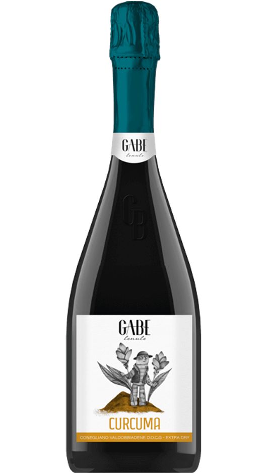 Prosecco Valdobbiadene Conegliano Extra Dry   Curcuma   Tenute Gabe