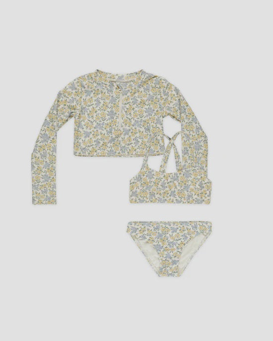 Rylee & Cru   Crop Rashguard Set   Bloom