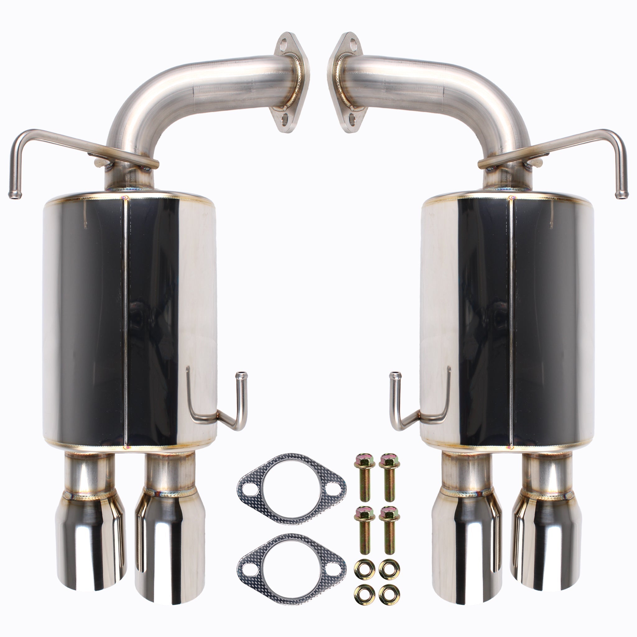 Remark Muffler Axleback Exhaust Stainless Single Wall 3.5in Tips Subaru WRX 2022 2025   RO TSVB SM