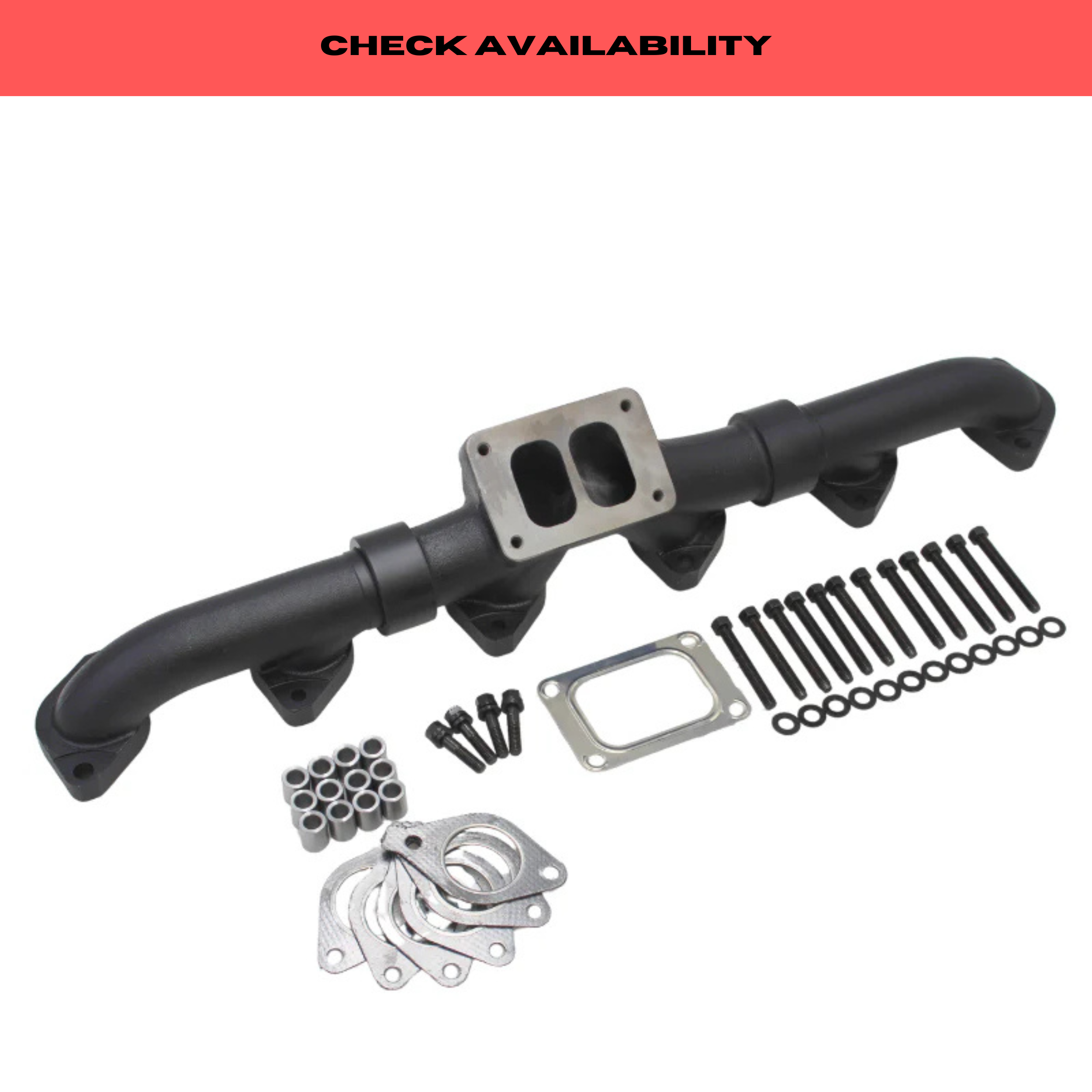 TEXAS TRUCK MARKET CAT C13 Exhaust Manifold (Black Ceramic)   Texas Power