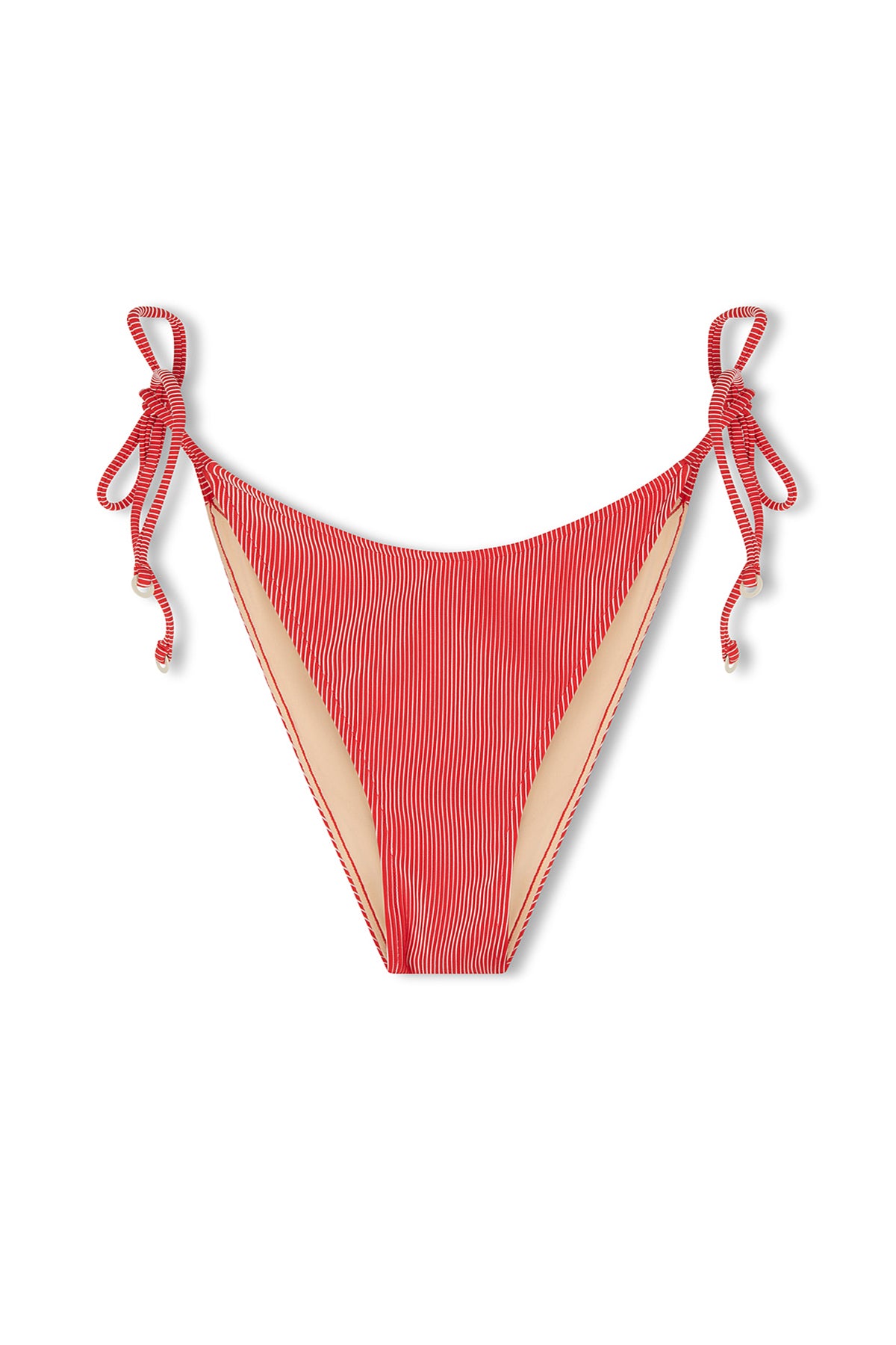ZULU & ZEPHYR Signature Stripe Tie Brief   Chilli Red