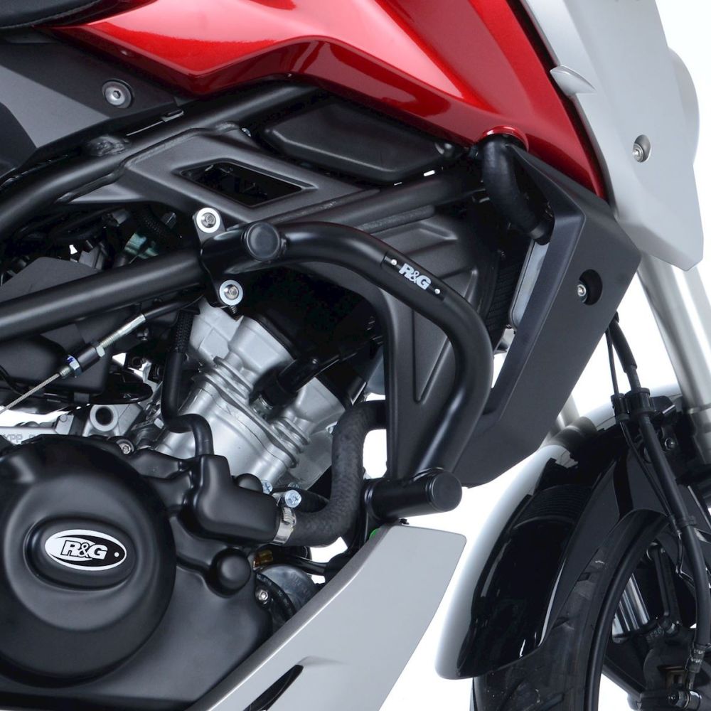 R&G Racing Black Adventure Bars For 2018 2024 Honda CB125R AB0037BK