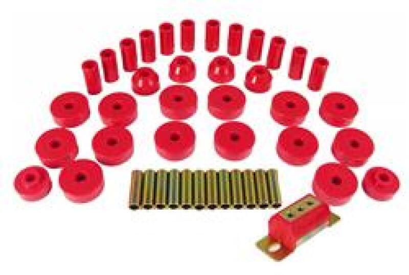 Prothane 74 75 Jeep CJ5 Total Kit   Red
