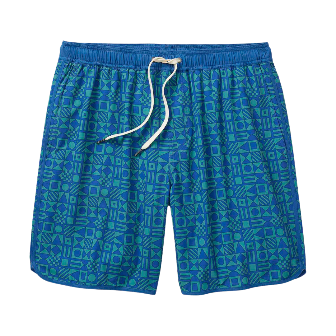 Fair Harbor The Anchor Men's Swim Trunks Boardshort   Seapine Nautical Flags