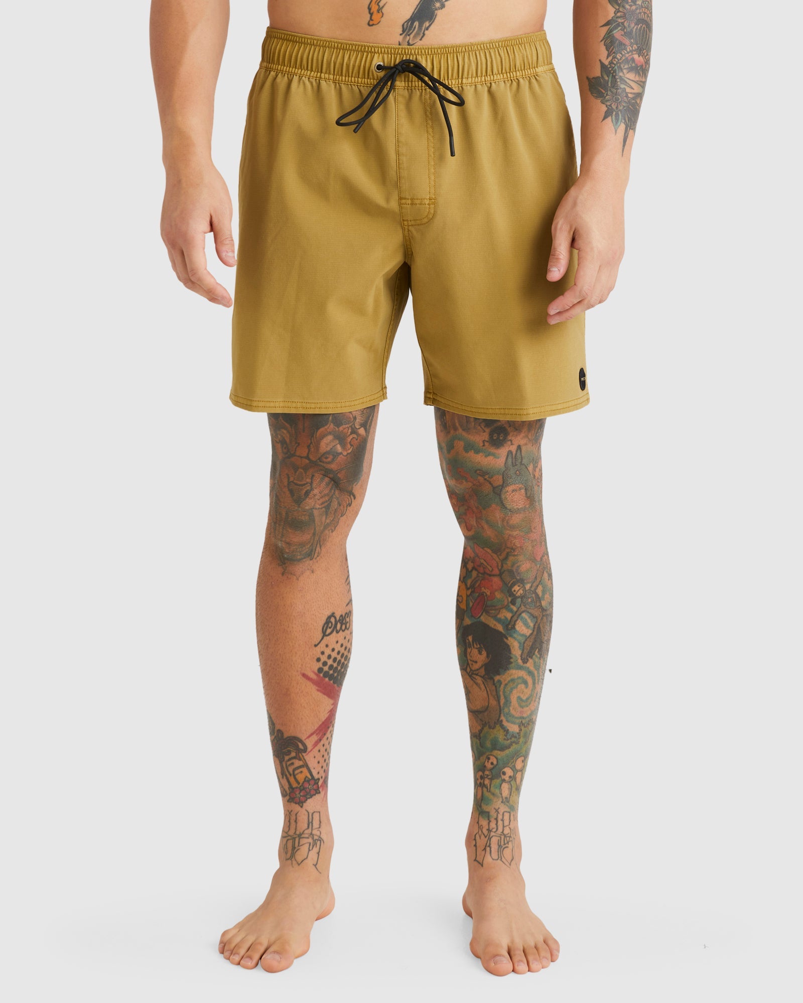 RVCA Mens VA Pigment 17" Elastic Boardshorts