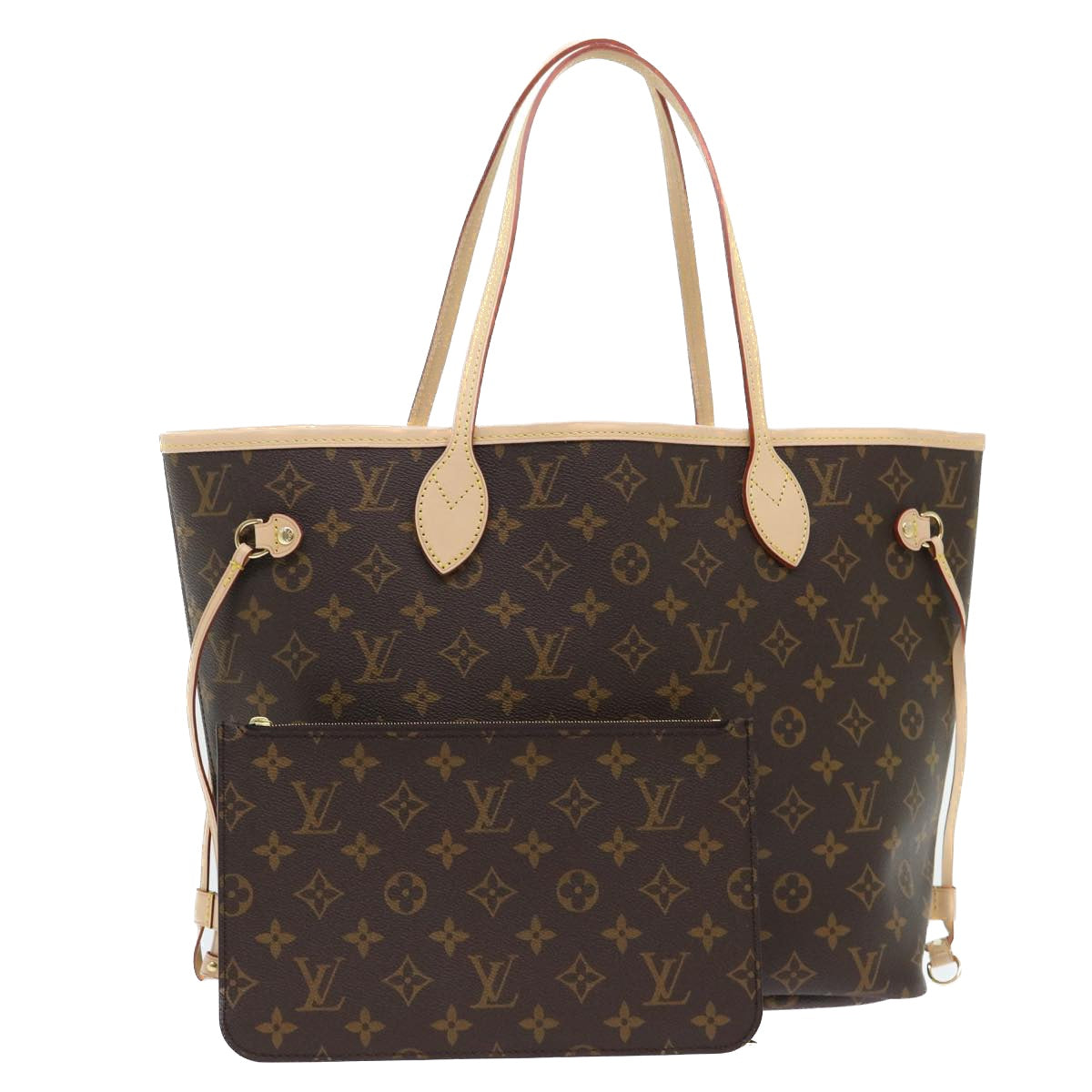 LOUIS VUITTON Monogram Neverfull MM Tote Bag M40156 LV Auth B359SAV
