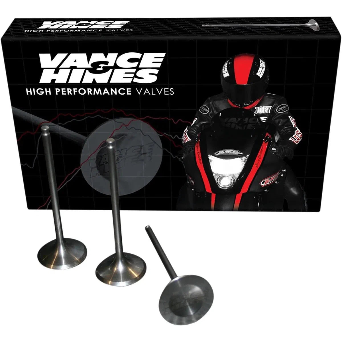 VANCE AND HINES Vance & Hines 33 4410 High Performance Exhaust Steel Valve Set 28.3mm